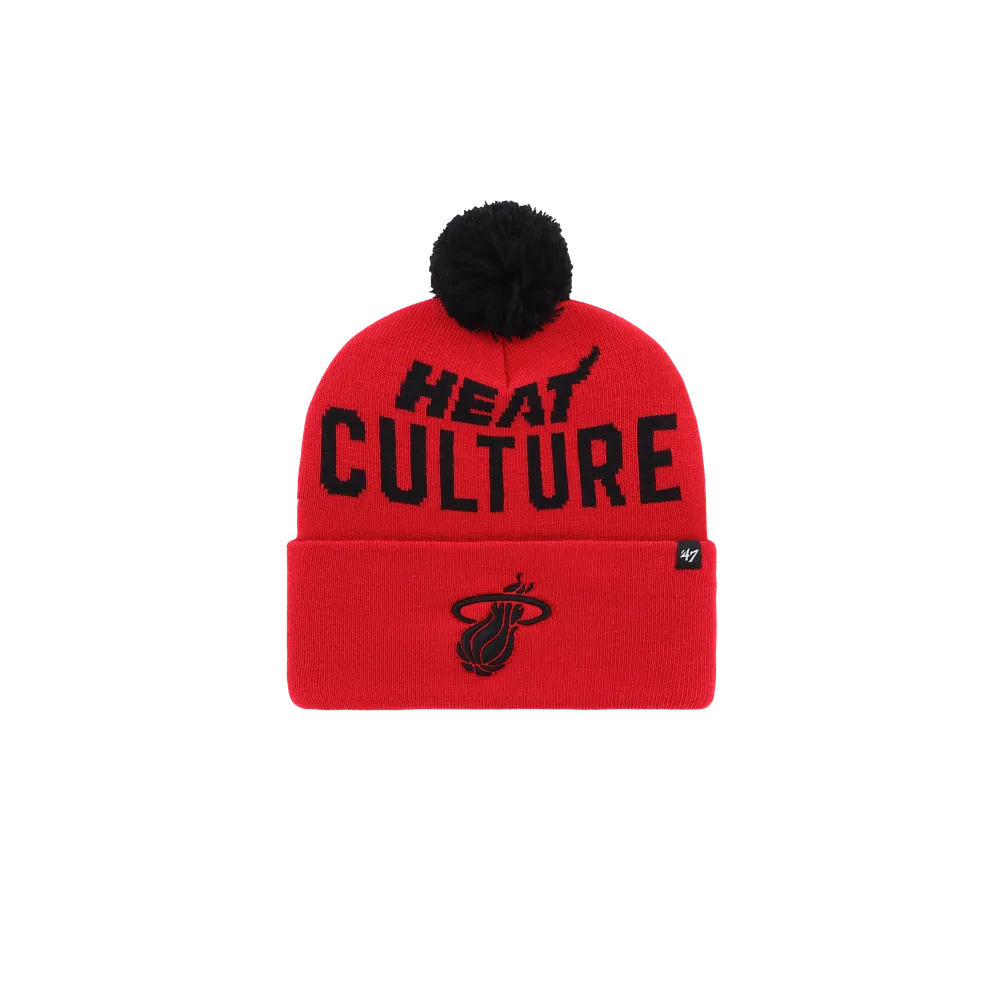 '47 Brand HEAT Culture: Blood Red Wordmark Knit