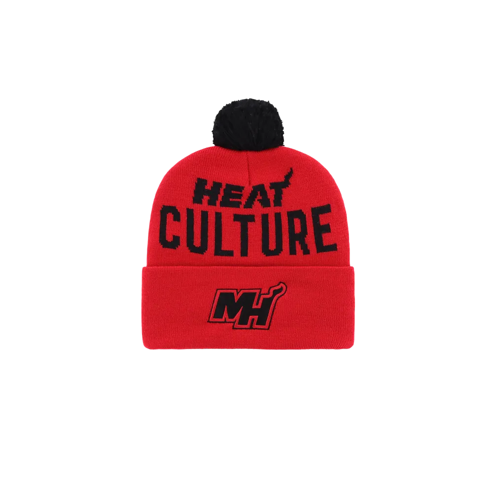 '47 Brand HEAT Culture: Blood Red Wordmark Knit