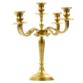 5-Arm Metal Candelabra Candle Holder Centerpiece