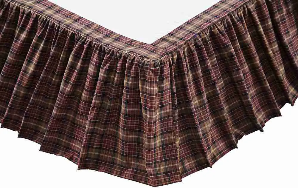 Abilene Star Queen Bed Skirt 60x80x16