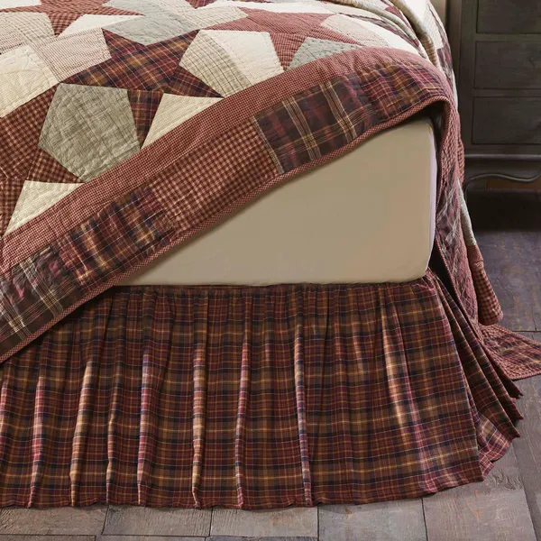 Abilene Star Queen Bed Skirt 60x80x16