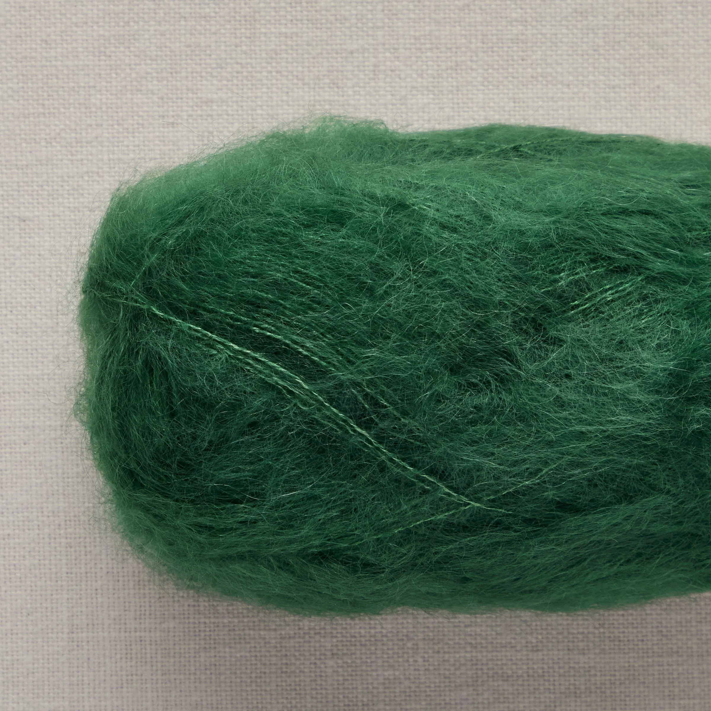 Alexandra's Airplane Scarf: Color-Tipped Version Using Isager Silk Mohair