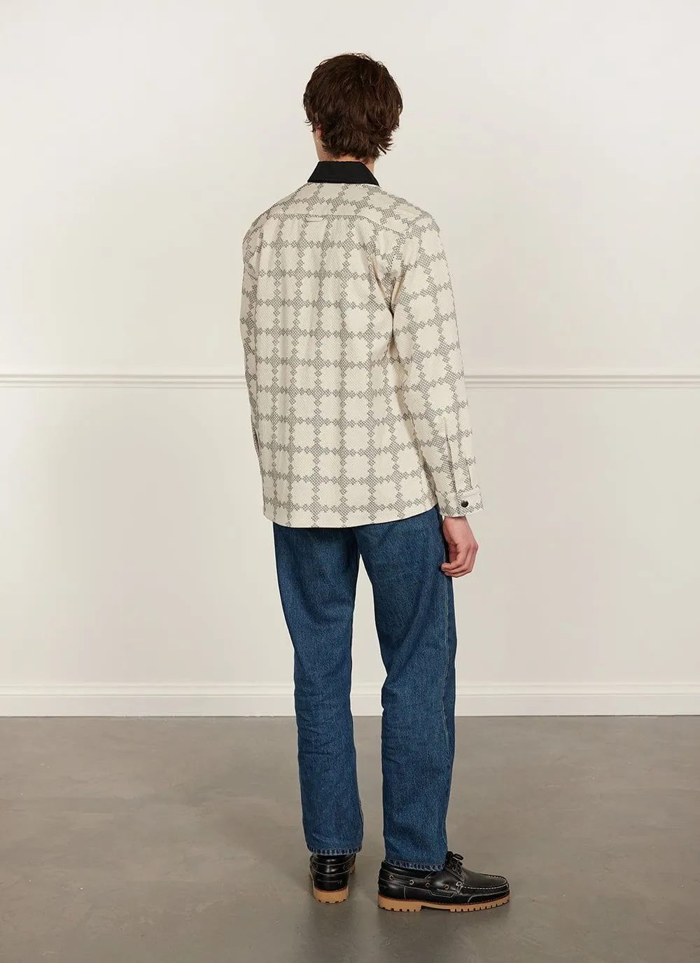All Sorts Patchwork Overshirt | Cotton | Ecru