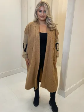 Amber Tan LOVE Teddy Bear Cardigan