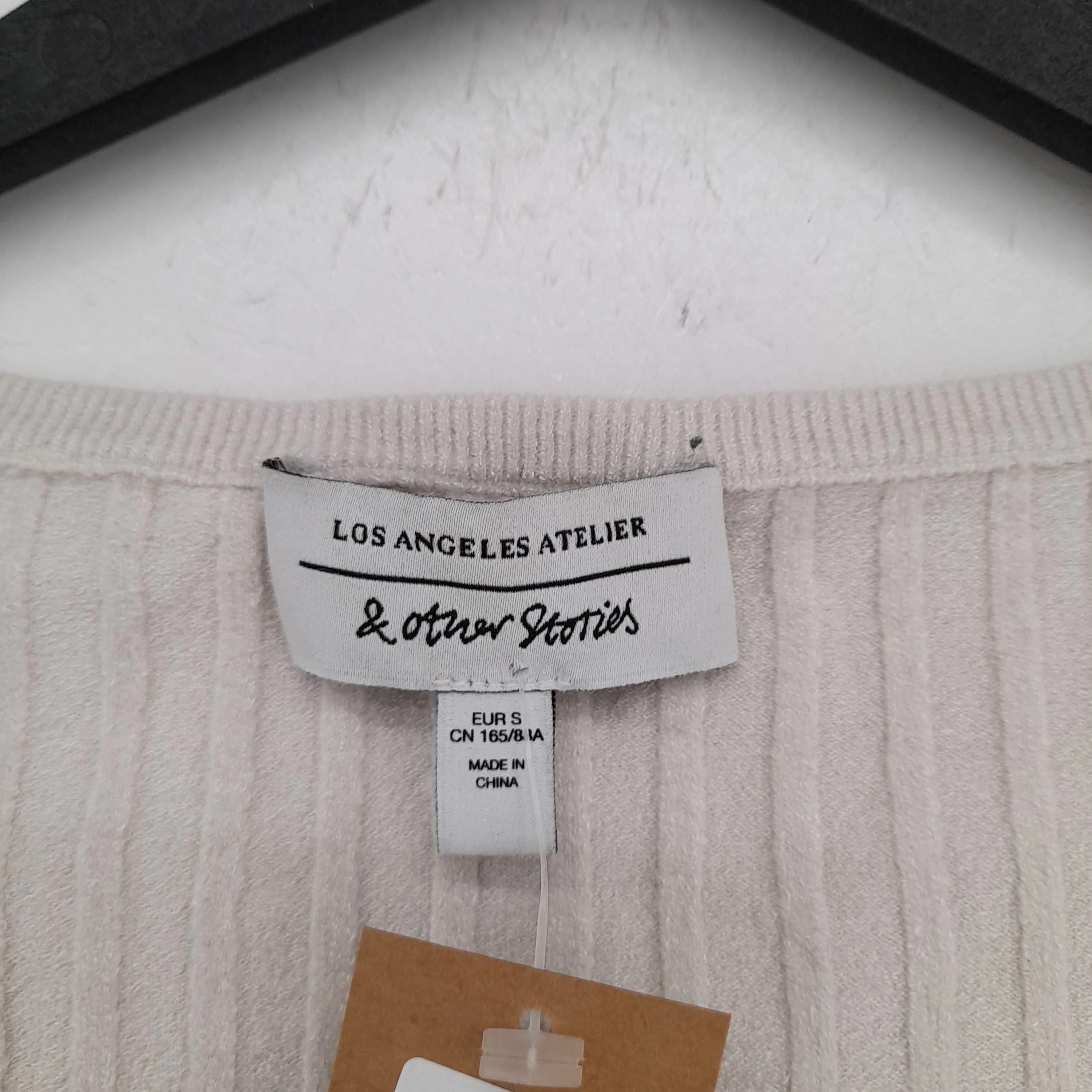 & Other Stories Women's Cardigan S Tan 100% Nylon