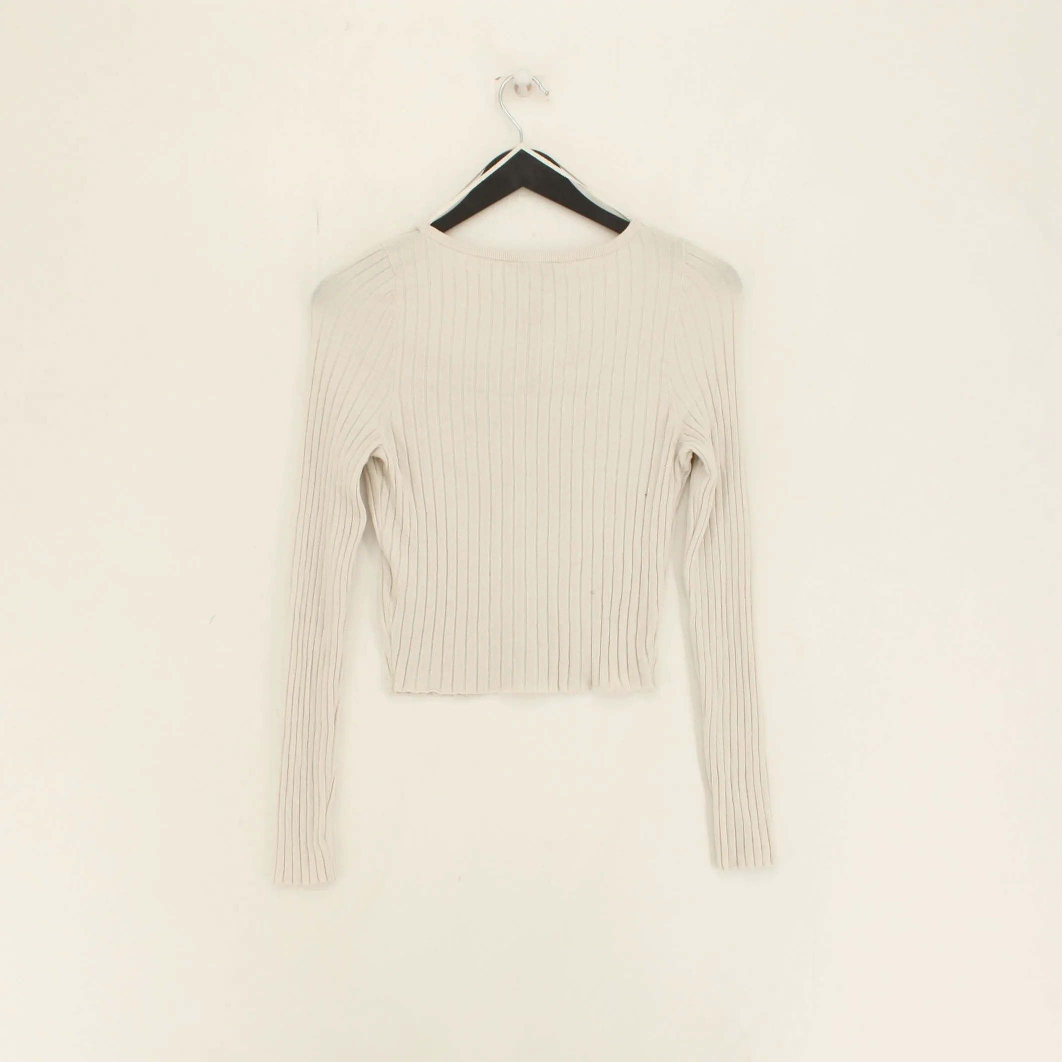 & Other Stories Women's Cardigan S Tan 100% Nylon