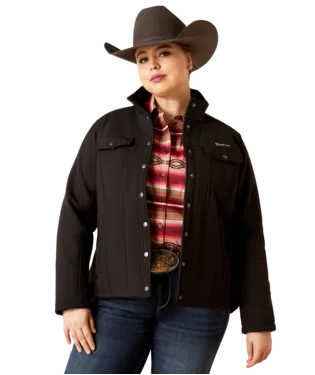 Ariat® Women's Berber Back Black Softshell Western Jacket