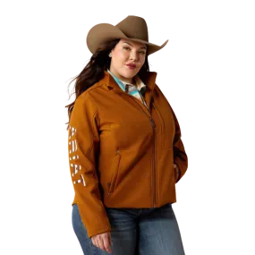Ariat Women's Team Patriot Softshell Chesnut Horse Jacket