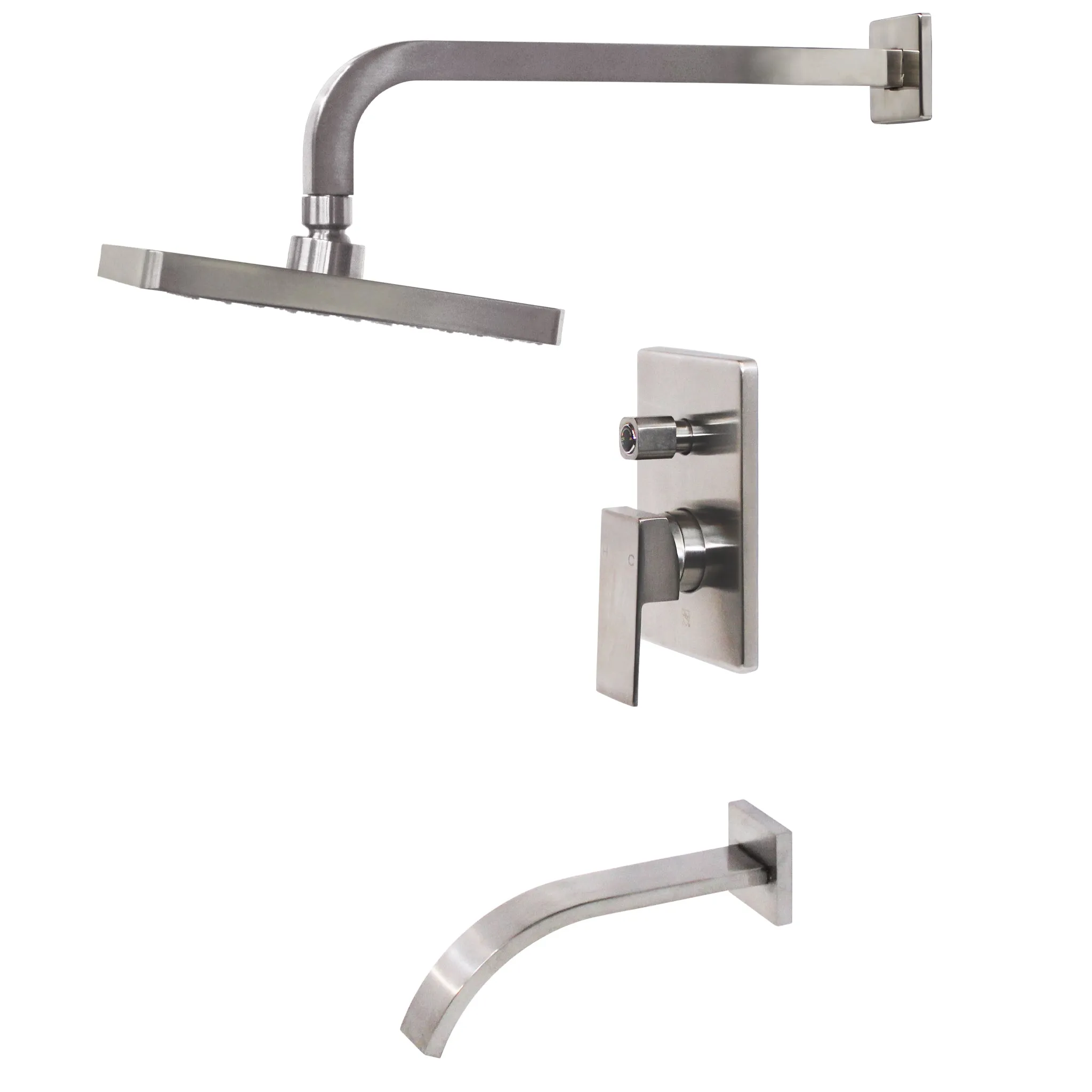 ARTIN Shower and Bathtub Combo Set with Rough-in Valve - TBS-18023-TS Series
