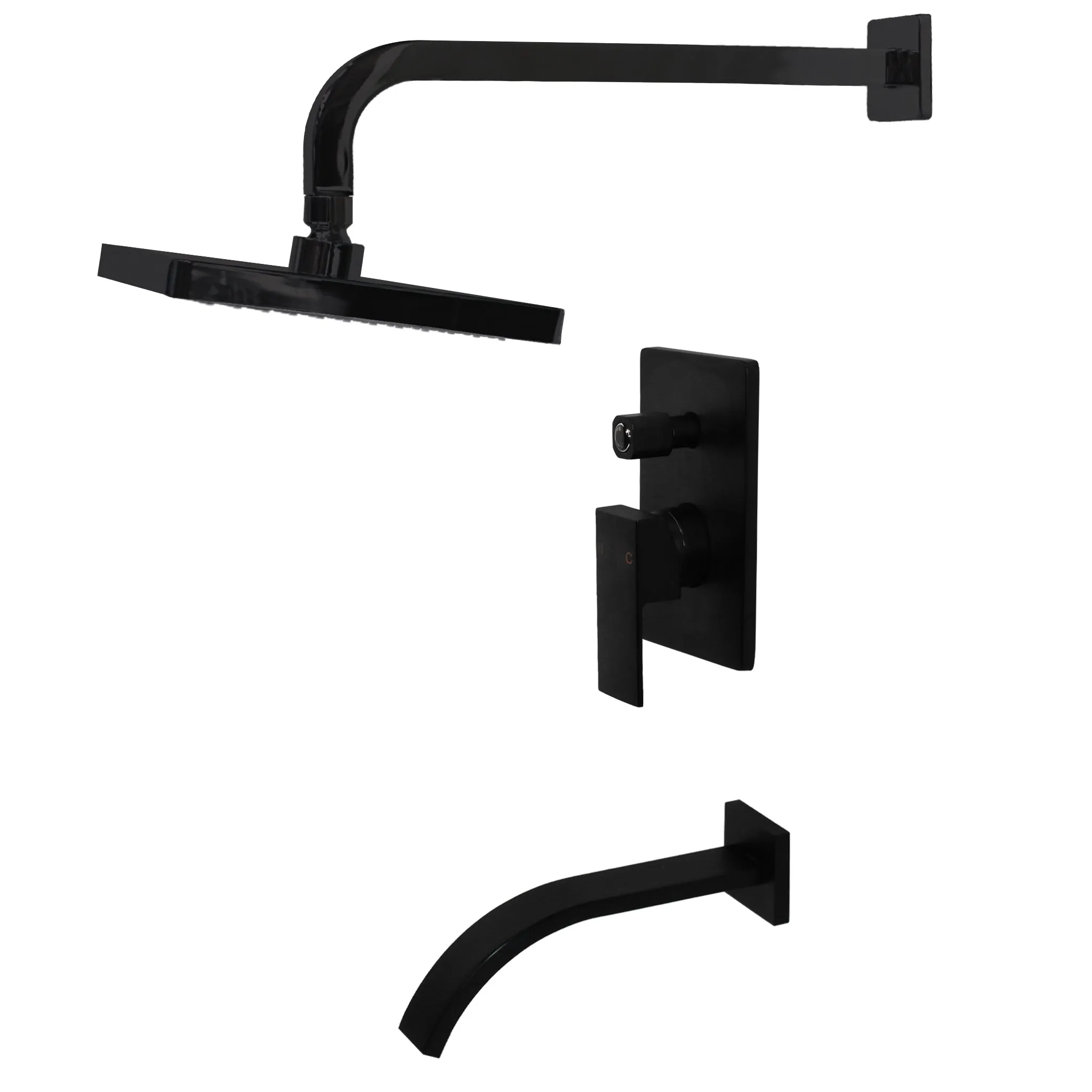 ARTIN Shower and Bathtub Combo Set with Rough-in Valve - TBS-18023-TS Series