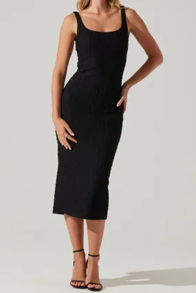 ASTR THE LABEL - MINELLI LACE UP BODYCON DRESS