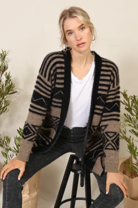Audrey Aztec Cardigan With Pockets