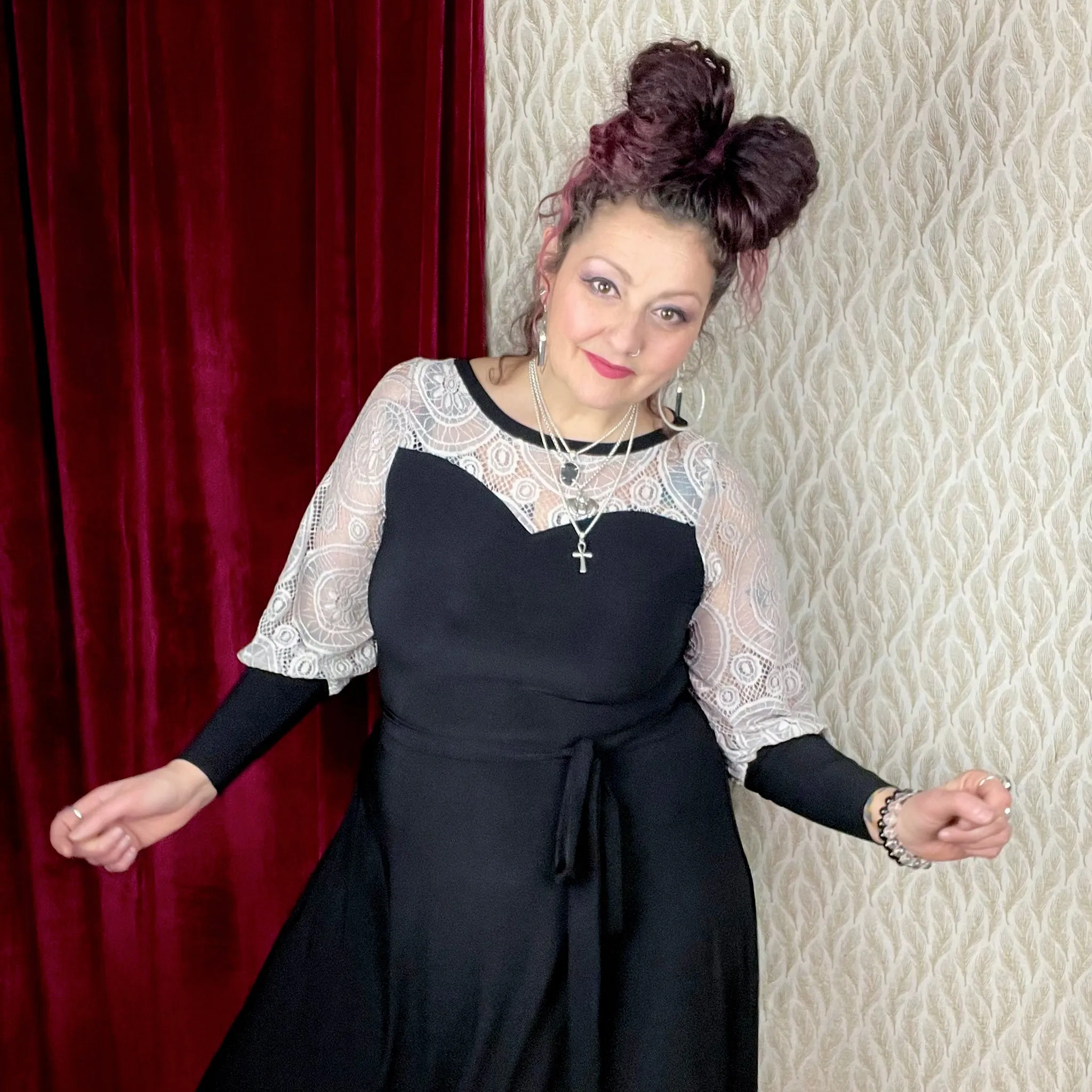 AUSET GODDESS DRESS | Black & Lace versions