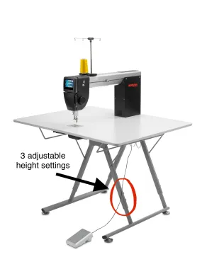 Bernina Q 20   Folding Table (New Adjustable height - 3 settings)
