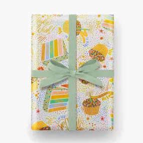 Birthday Cake Continuous Wrap
