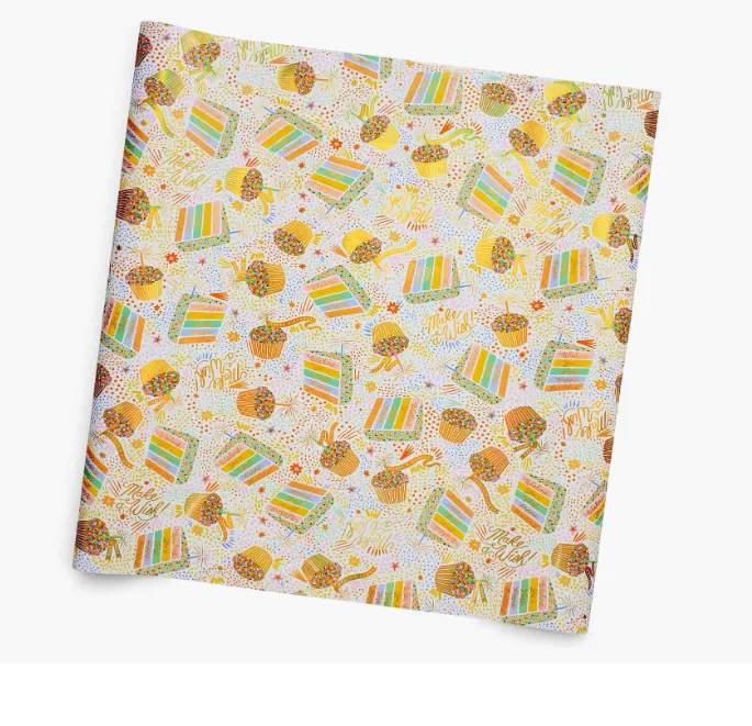 Birthday Cake Wrapping Paper