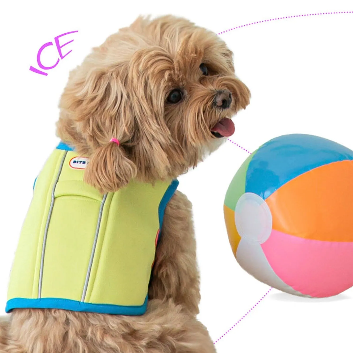 ※予約販売【BITE ME】Ice Cooling Vest（Lime）
