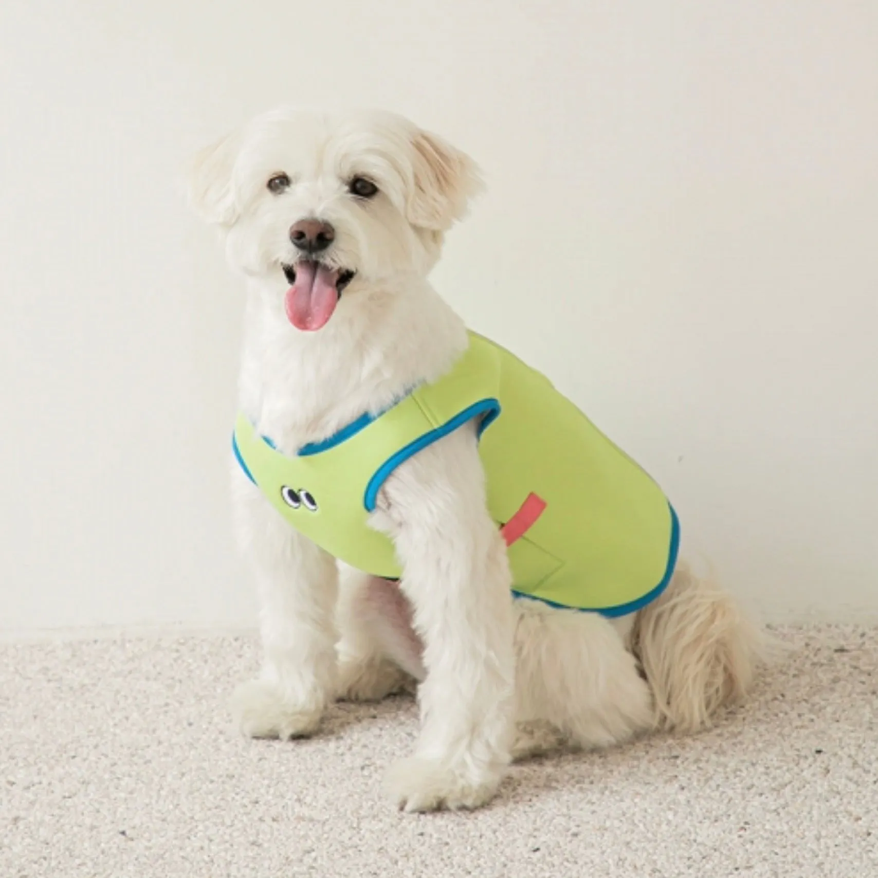 ※予約販売【BITE ME】Ice Cooling Vest（Lime）大型犬用