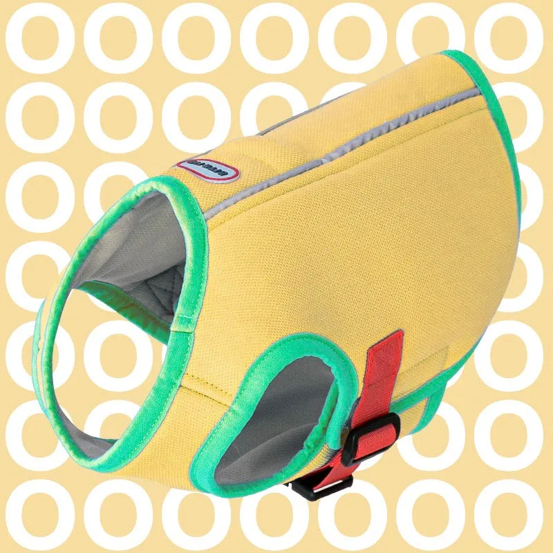 ※予約販売【BITE ME】Ice Cooling Vest（Yellow）大型犬用