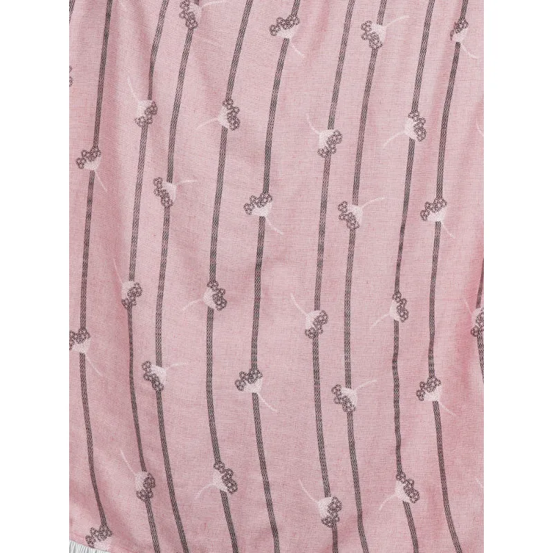 Black Linned  Nursing Scarf