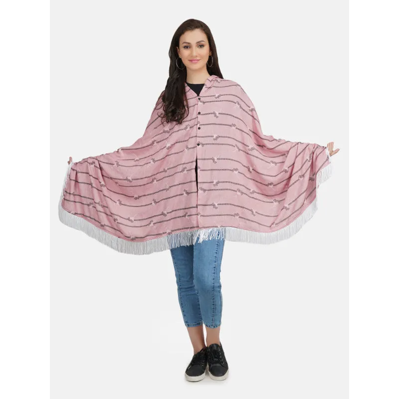 Black Linned  Nursing Scarf