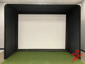 Black Wrappers and Panels for Any Golf Simulator Bay or Enclosure