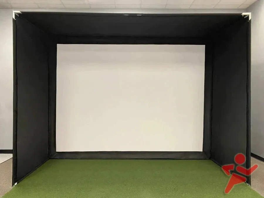 Black Wrappers and Panels for Any Golf Simulator Bay or Enclosure