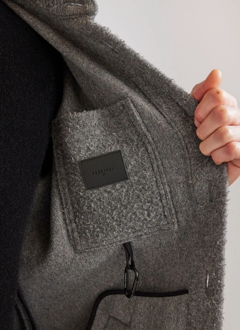 Blanket Overshirt | Casentino Wool | Grey
