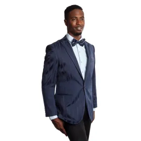Blue Tie Dye 1 Button Blazer
