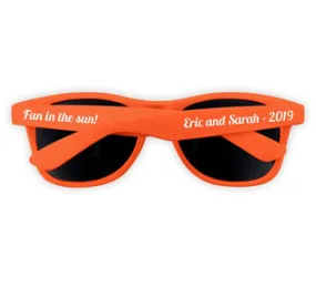 Bridal Party Sunglasses - Orange