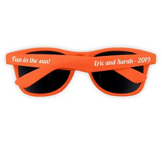 Bridal Party Sunglasses - Orange