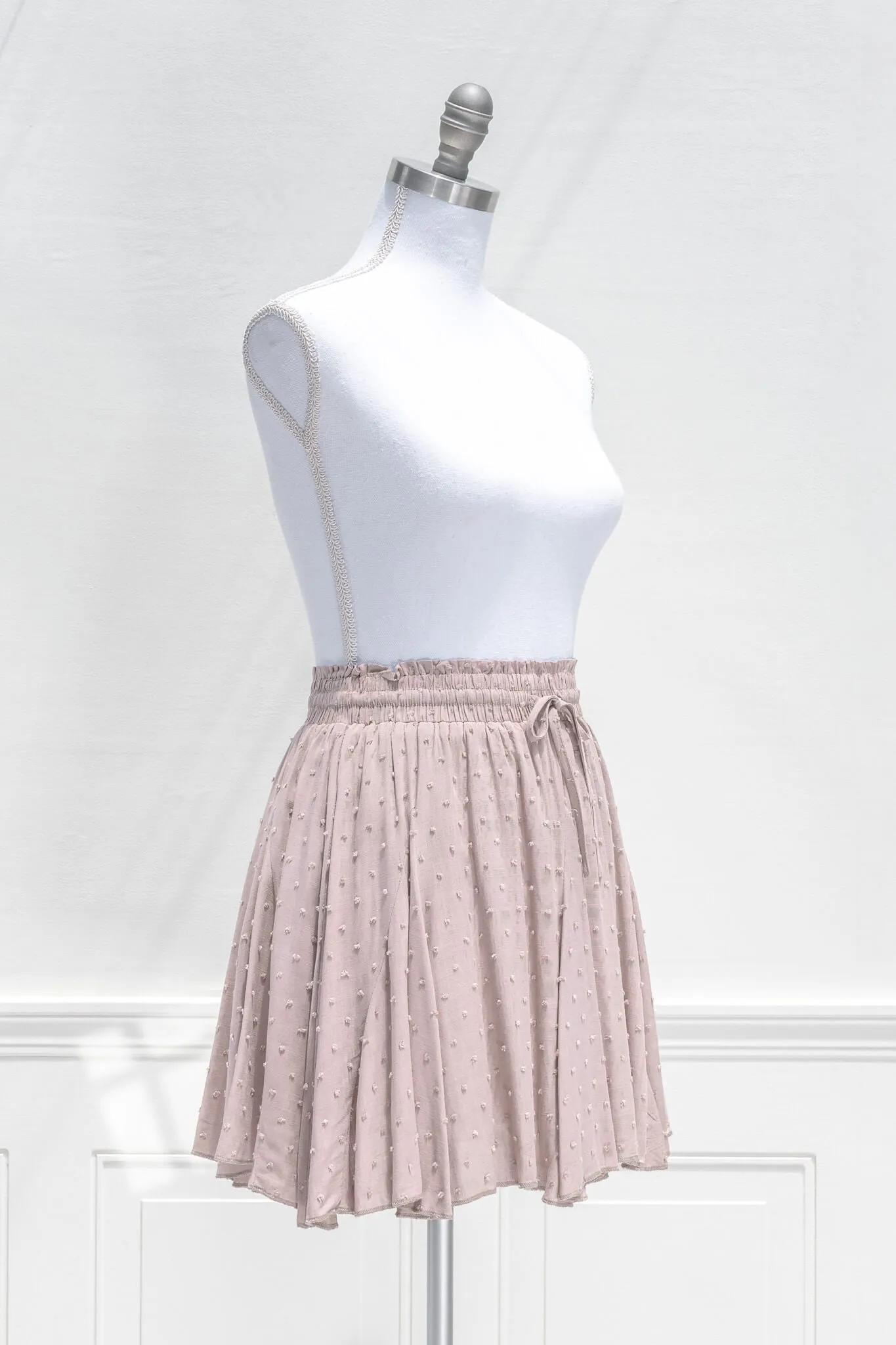 Brighton Mini Skirt - Taupe