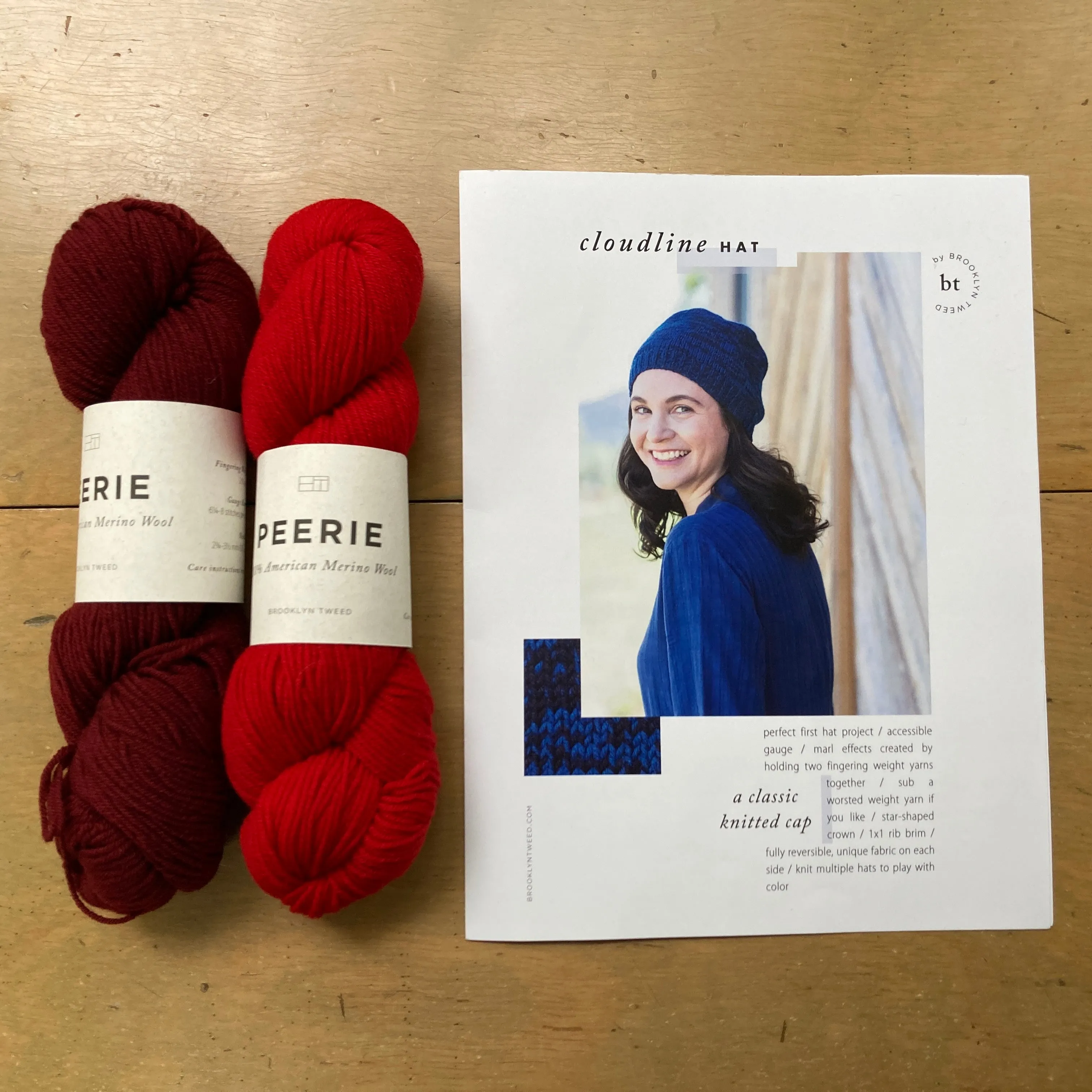 Brooklyn Tweed Cloudline Hat Kit