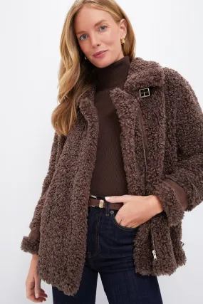 Brown Sherpa Giulia Jacket