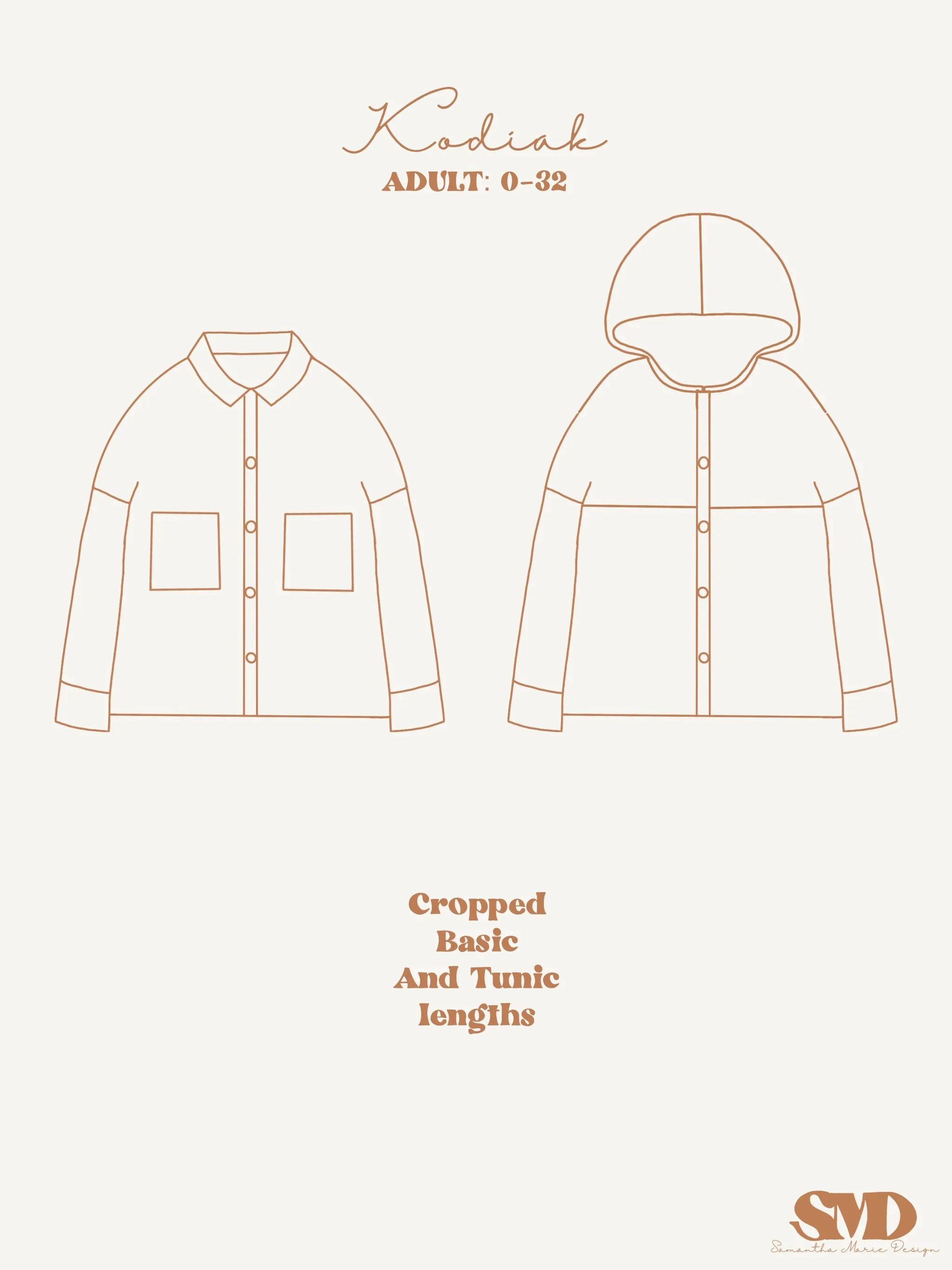 Bundle Kodiak Shacket Digital Sewing Pattern