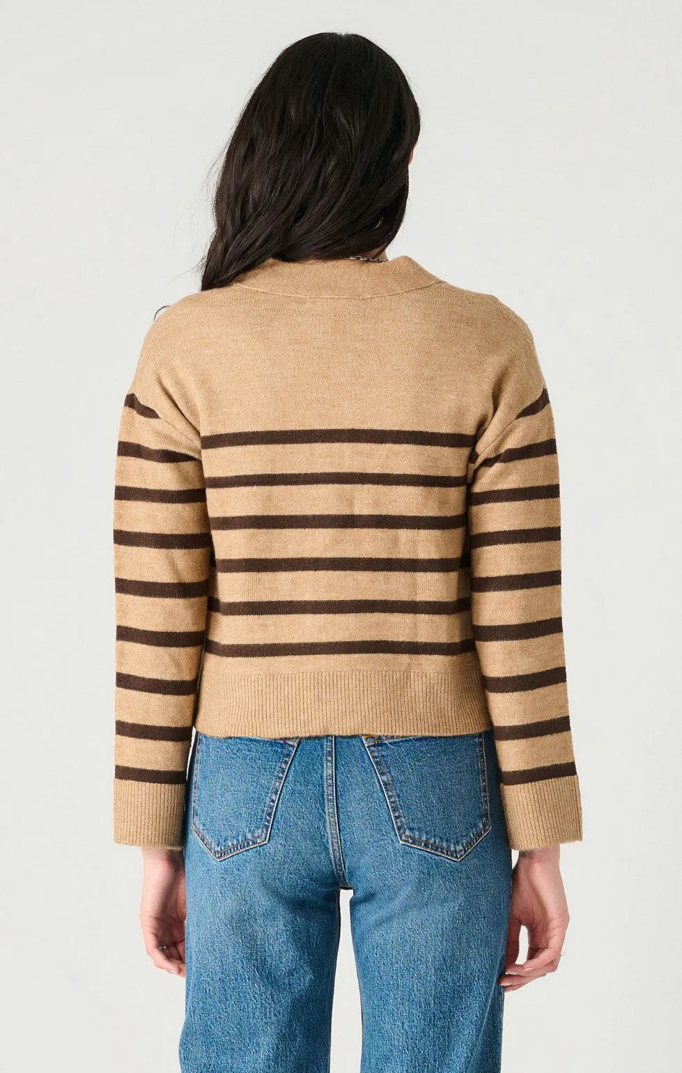 Camel Stripe Cardigan