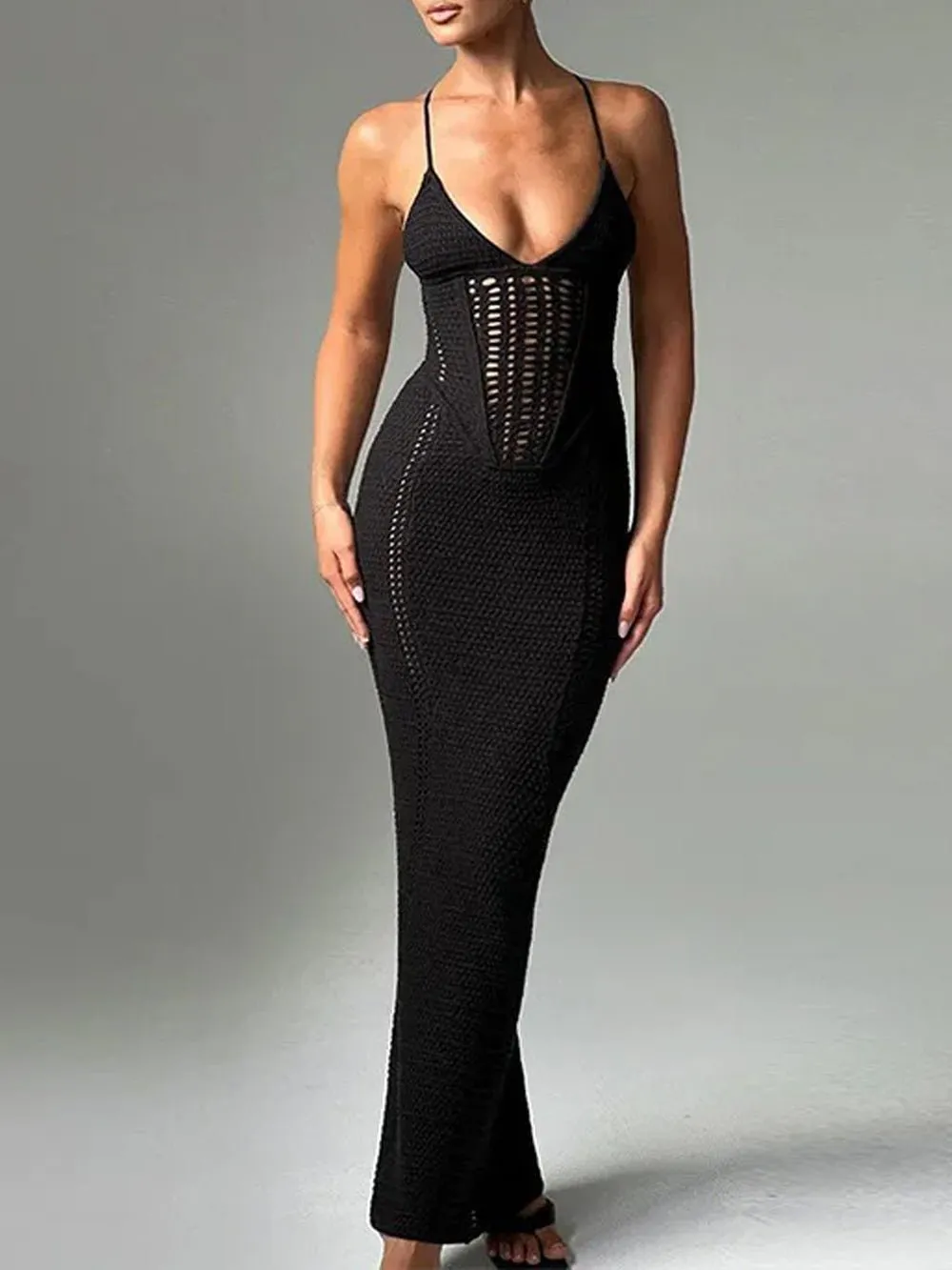 Catherine Hollow Out Bodycon Dress