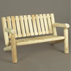 Cedar Looks 4′ Log Settee