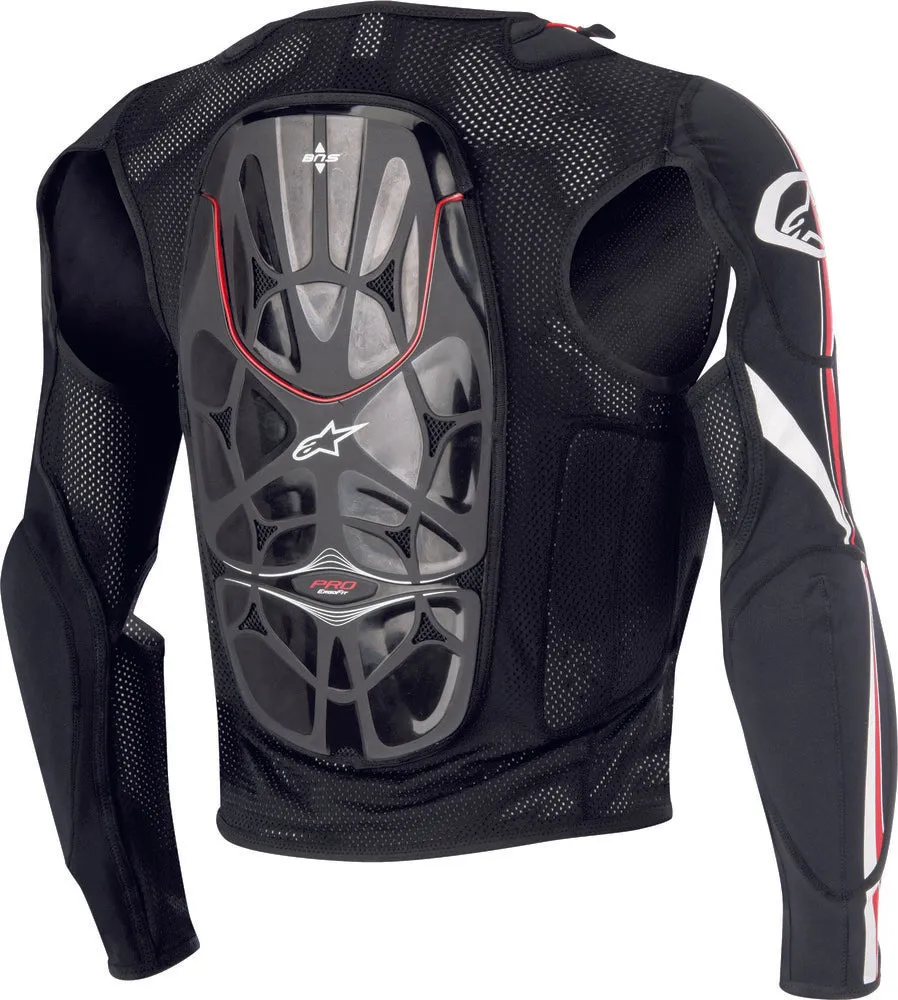 Chest & Arm Body Armor - Bionic Pro by Alpine Stars in Black/Red/White