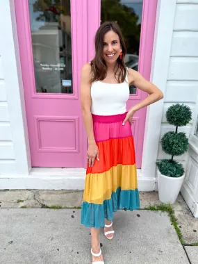 Colorful Oliver Maxi Skirt