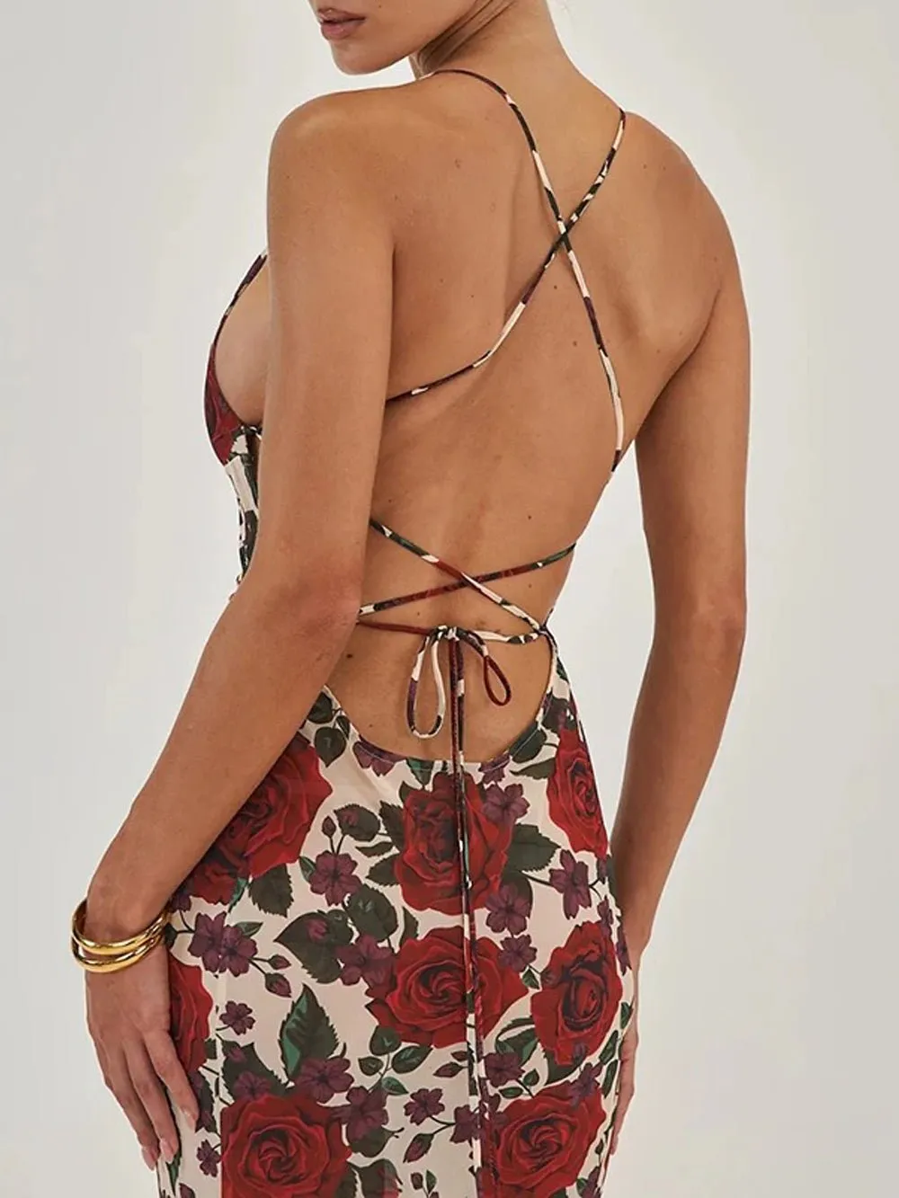 Courtney Backless Bodycon Maxi Dress