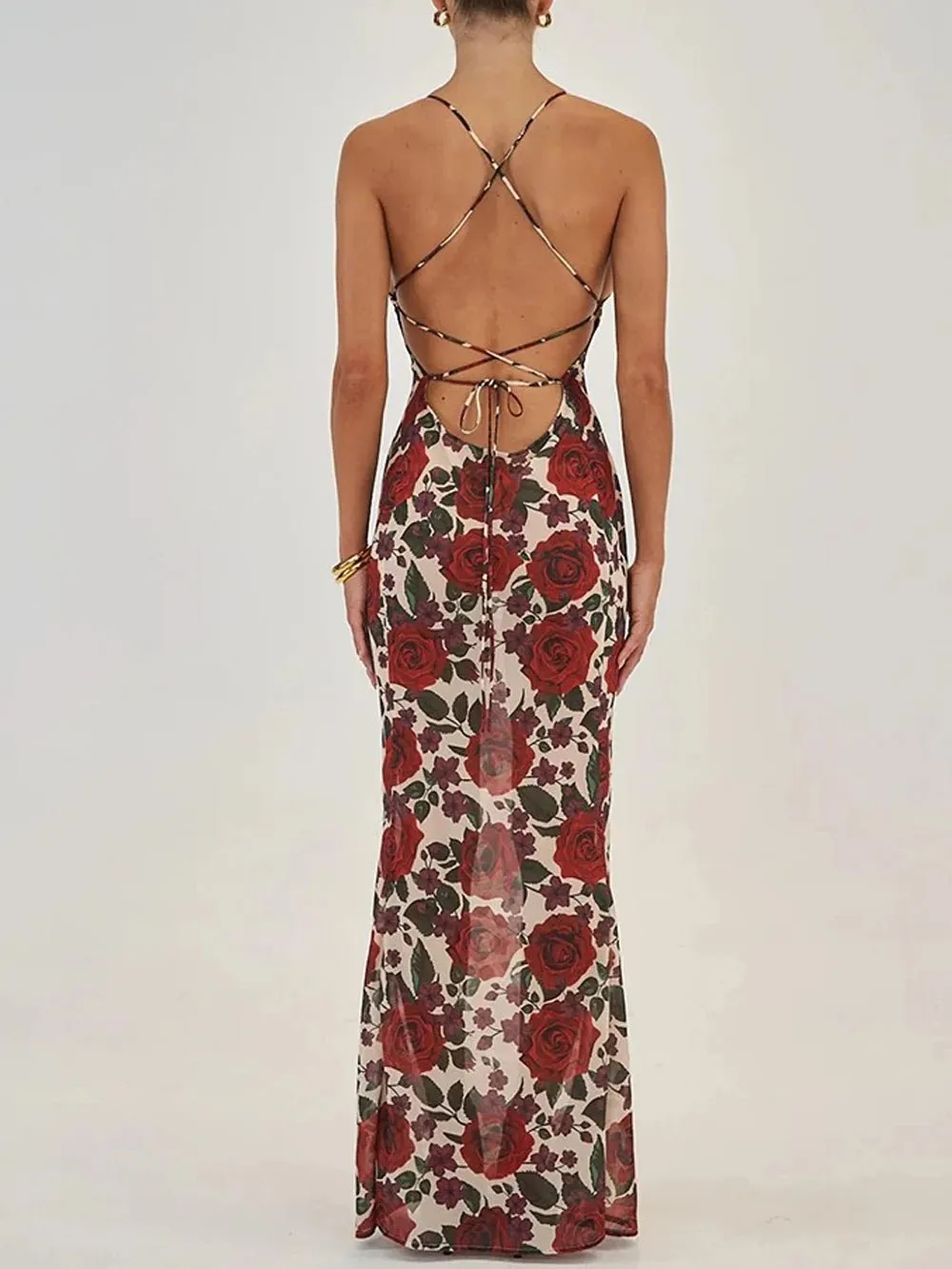 Courtney Backless Bodycon Maxi Dress