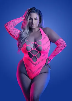 Crystal Glow Seamless Bodysuit Curvy