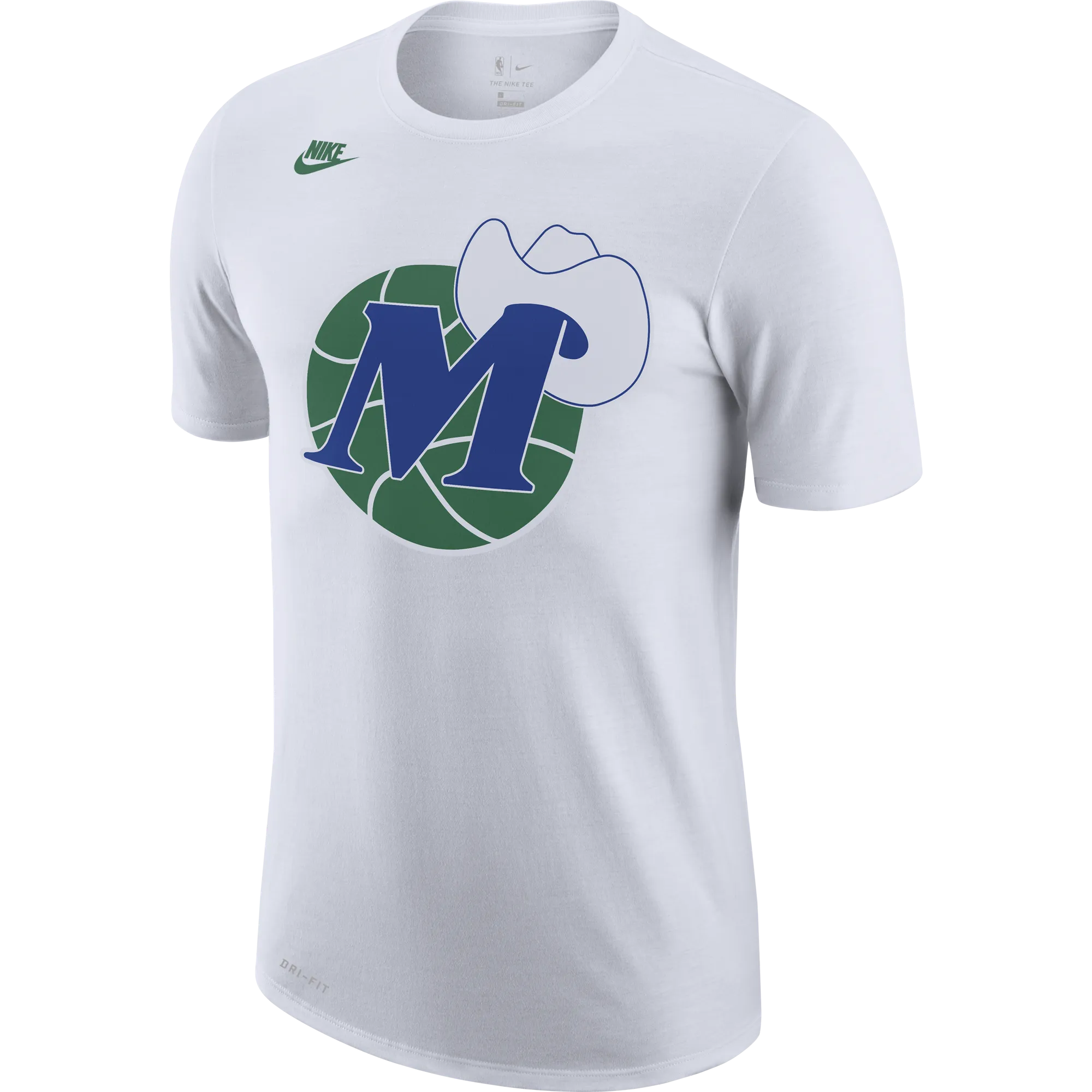 DALLAS MAVERICKS NIKE HARDWOOD CLASSIC M-HAT WHITE TEE