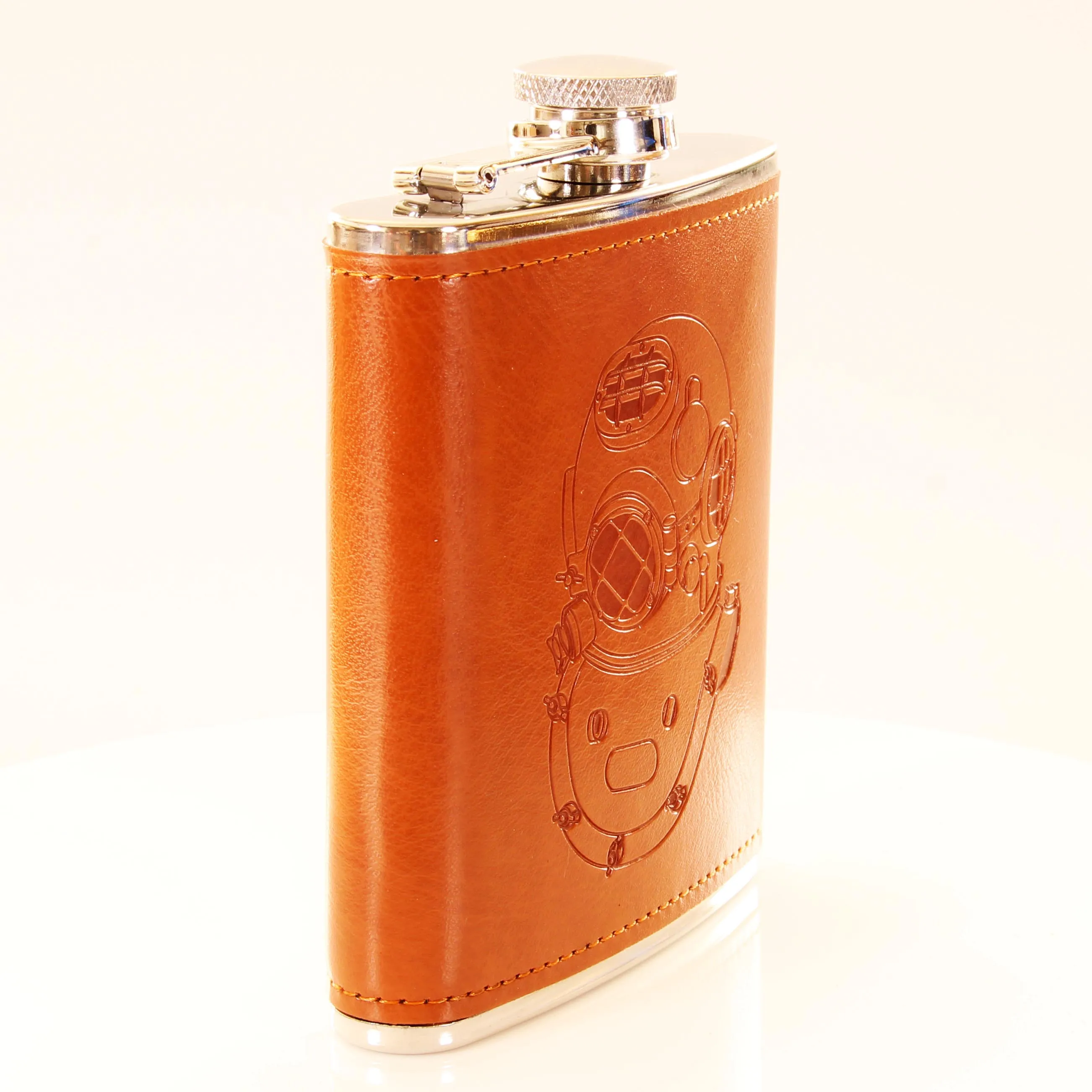 Diving Helmet (MkV) Hip Flask Luxury Gift Set