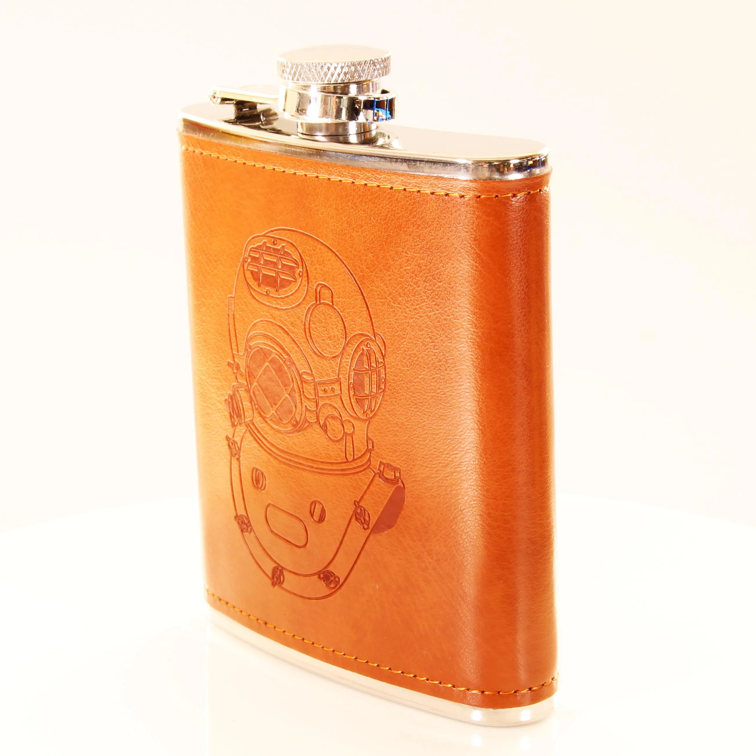 Diving Helmet (MkV) Hip Flask Luxury Gift Set