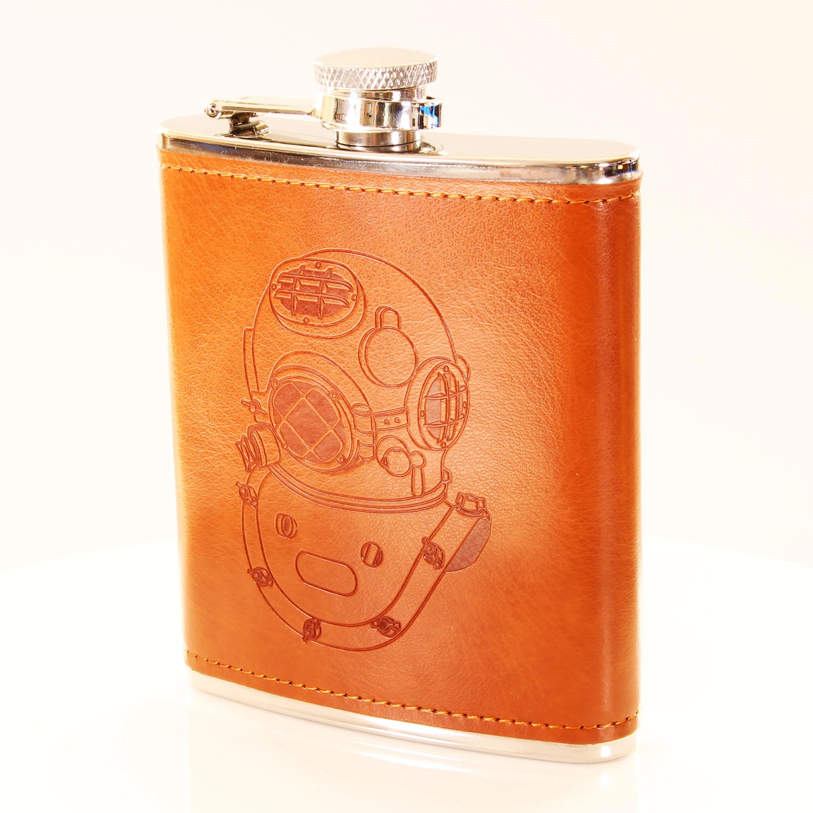Diving Helmet (MkV) Hip Flask Luxury Gift Set