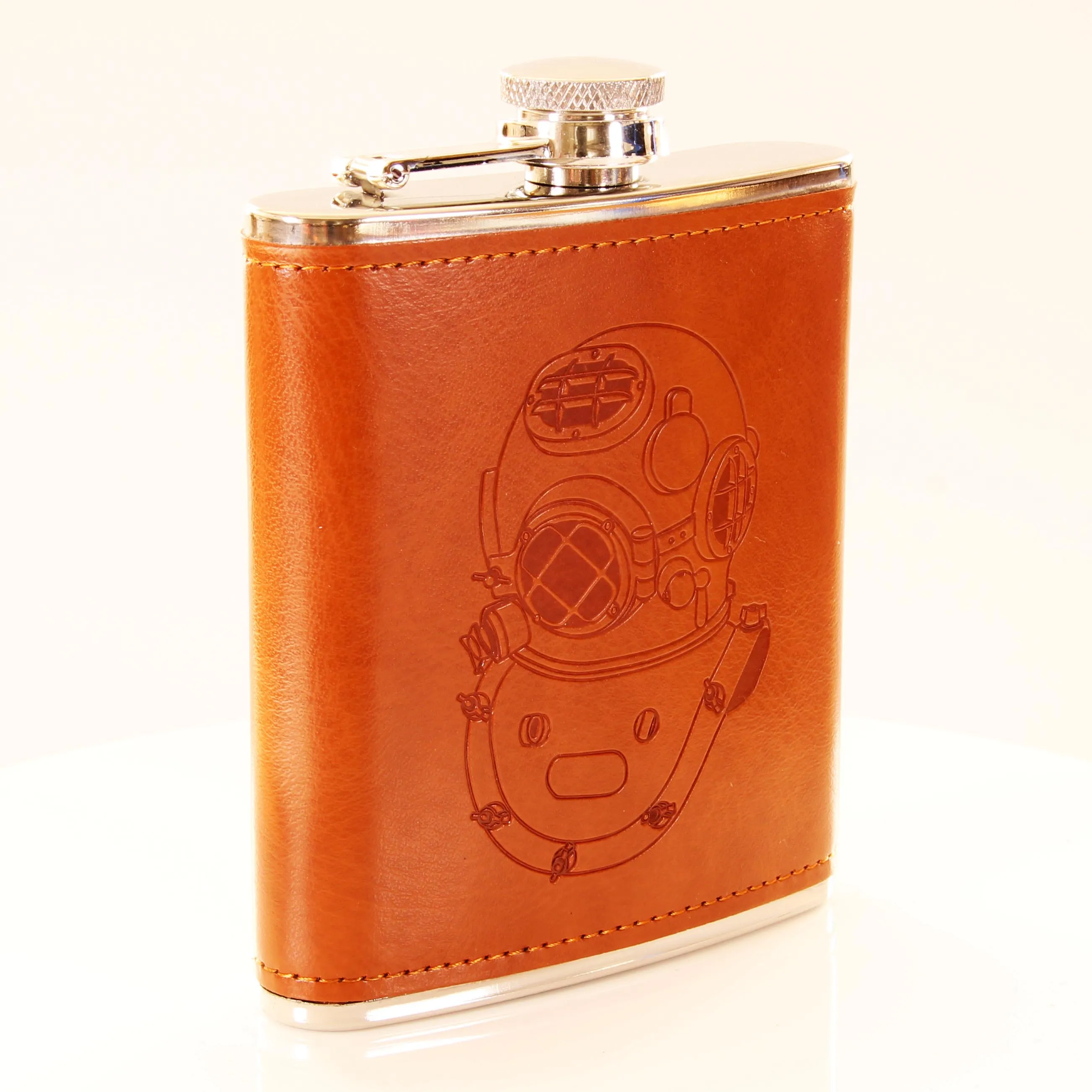 Diving Helmet (MkV) Hip Flask Luxury Gift Set