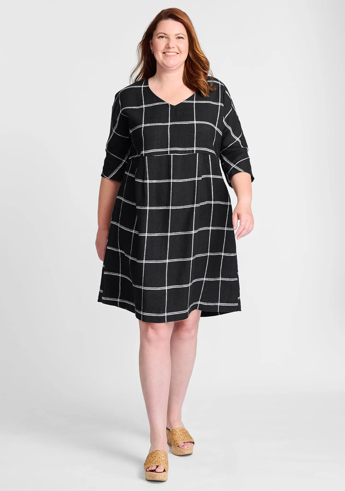 Dolman Dress - Linen Dress - FINAL SALE