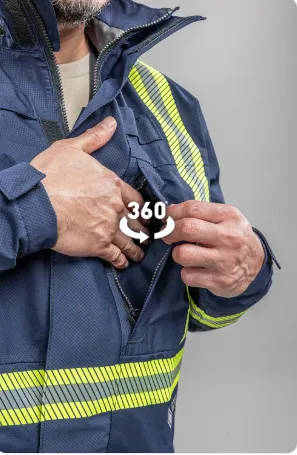 Drifire National Safety Apparel HydroflashJ FR Foul Weather Jacket 30cal CAT 3